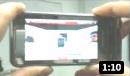 This video shows a software prototype for natural interaction with 3D content on a Samsung Omnia cellphone. It uses both the internal inertial sensors (accelerometers) as well as the camera for egomotion sensing. The camera is used for vision processing to determine optical flow of the background in 2D. This allows the device to detect slow linear motion, which is not possible with inertial sensors.<br><br>
		This prototype was created by the CSL HCI team at the Samsung Electronics U.S. R&D Center in San Jose, California, in summer 2009.